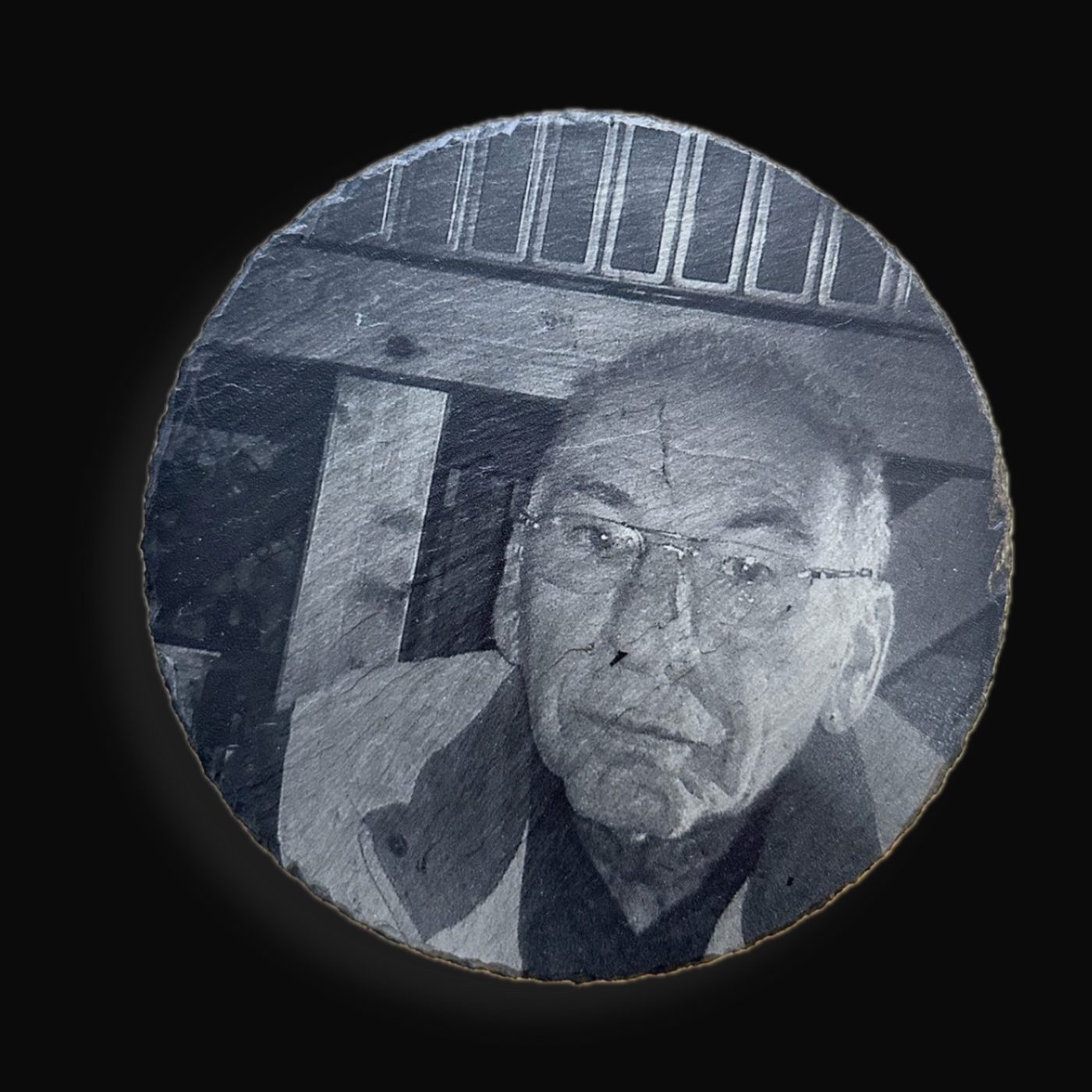 Schiefer – Fotogravur Beispiel